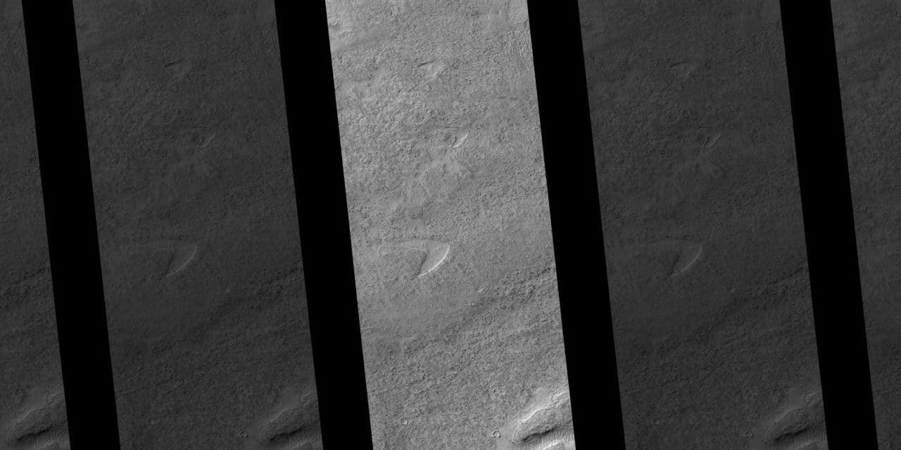 Mysterious ‘Star Trek logo’ spotted on Mars by NASA