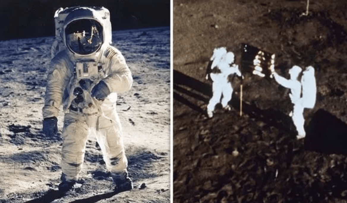Man landed on the moon
