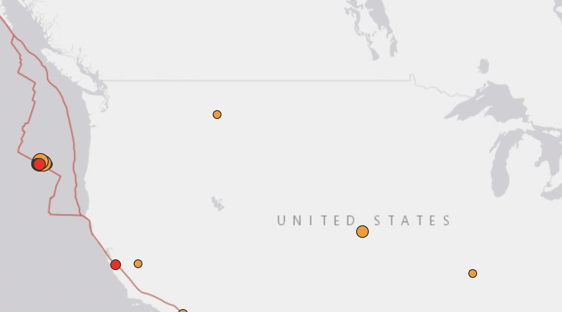 DEVELOPING: Earthquake Swarm taking place off Coast of Oregon