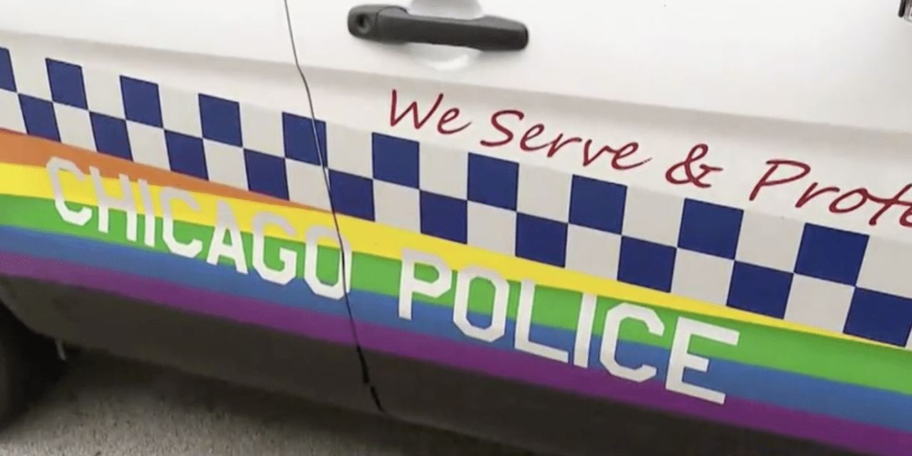 Chicago police roll out rainbow SUV to patrol Pride Parade