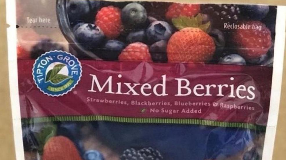 Frozen blackberries and mixed fruit recalled due to risks of Norovirus