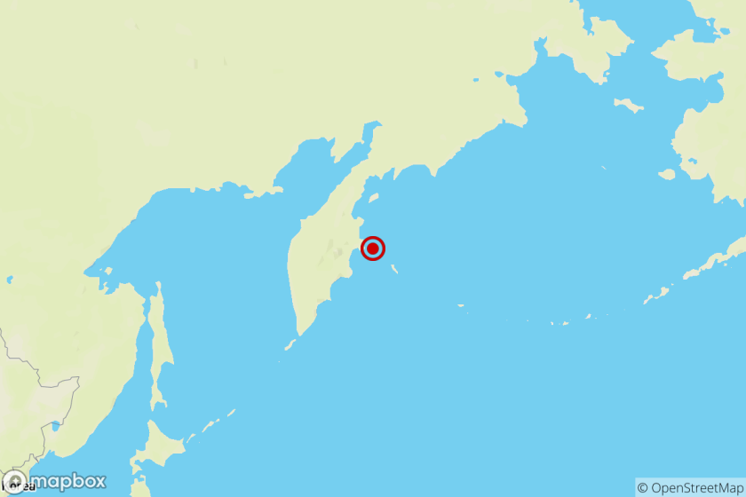 6.4 earthquake strikes near Russia’s Kamchatka peninsula