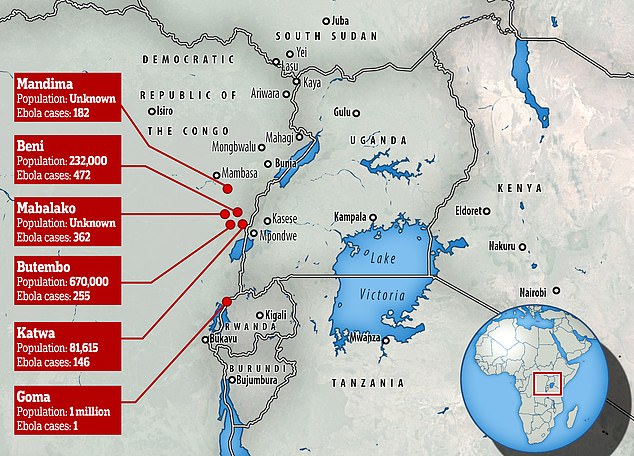 UPDATE: Ebola outbreak spreads to new city where over one million people live…
