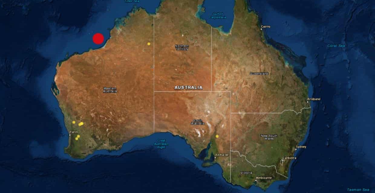 Western Australia struck by 6.6 magnitude earthquake, largest ever recorded, tremor felt from Broome to Perth