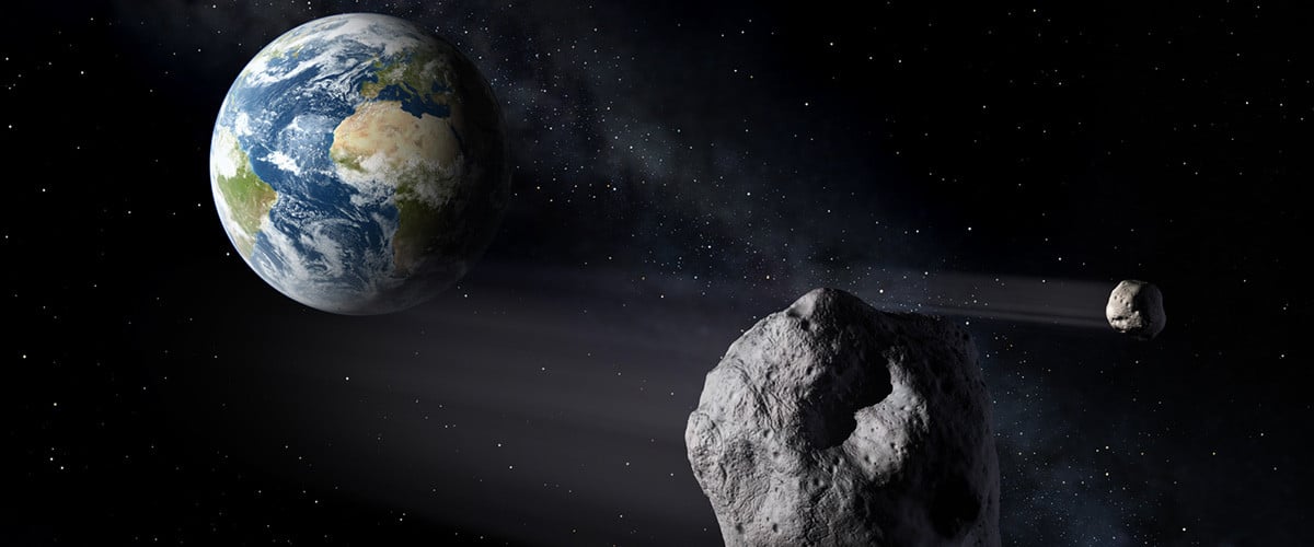 Four asteroids on collision course with Earth