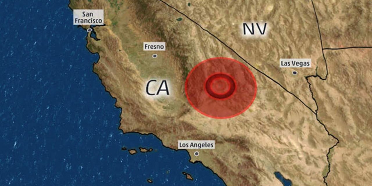 earthquake in california