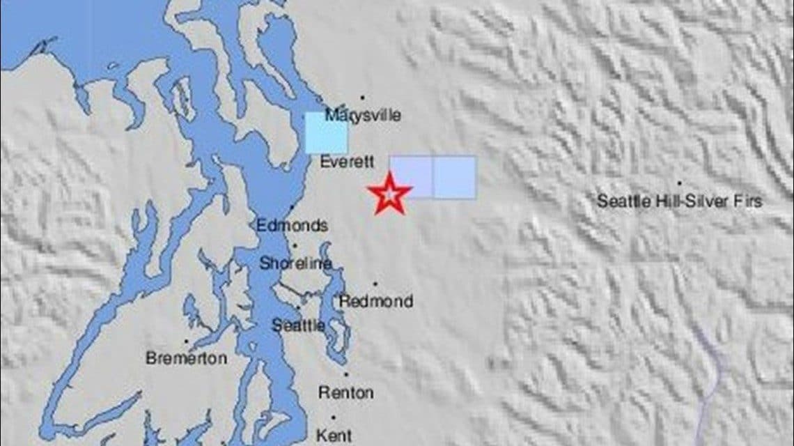 3.0 earthquake strikes Washington in same area as 4.6 quake last Friday