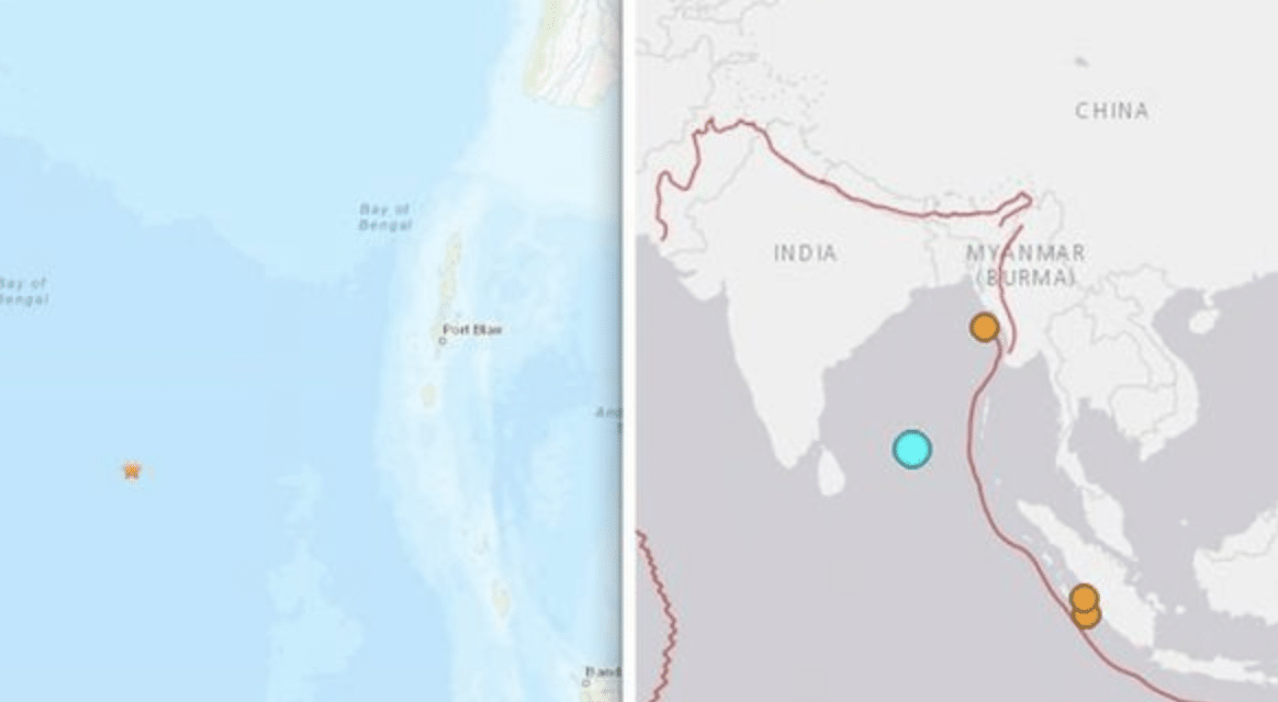 5.0 magnitude earthquake shakes off the coast of China