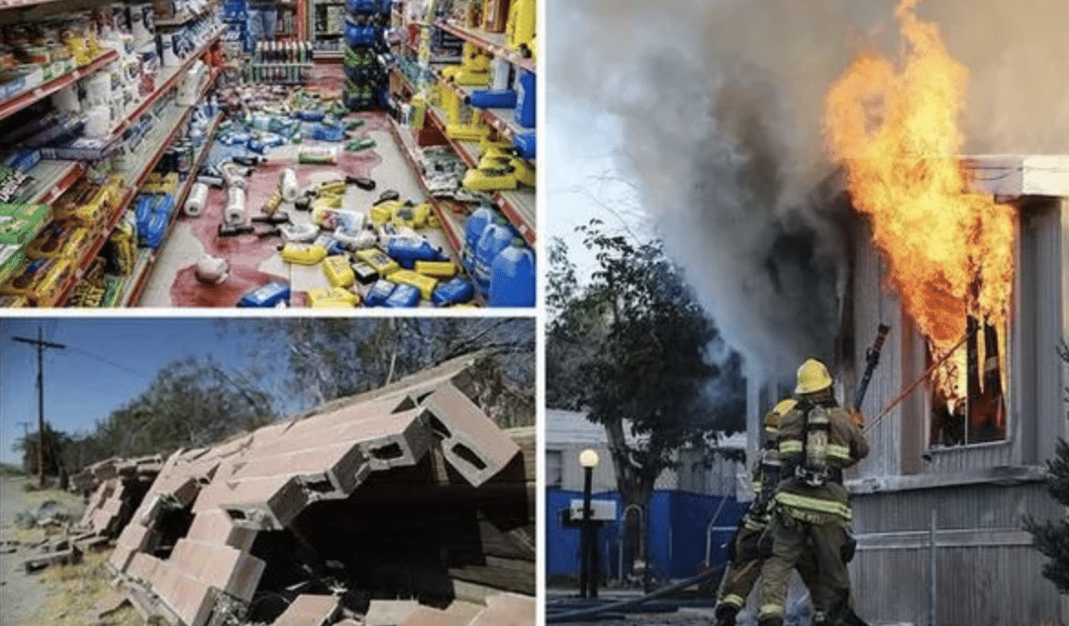 California earthquake in pictures: The shocking damage revealed as quakes continue to rattle ...