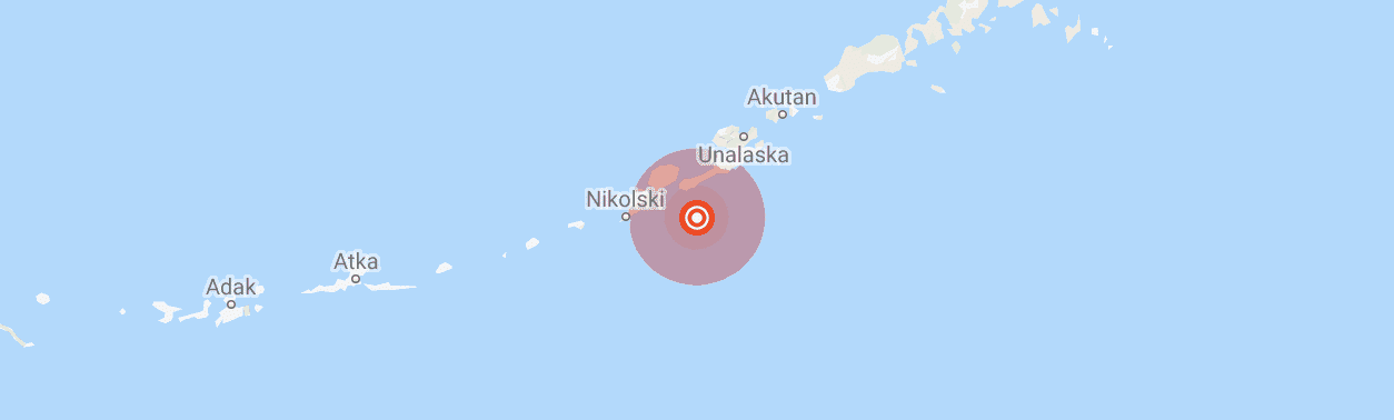 5.4 magnitude earthquake strikes Nikolski, Alaska