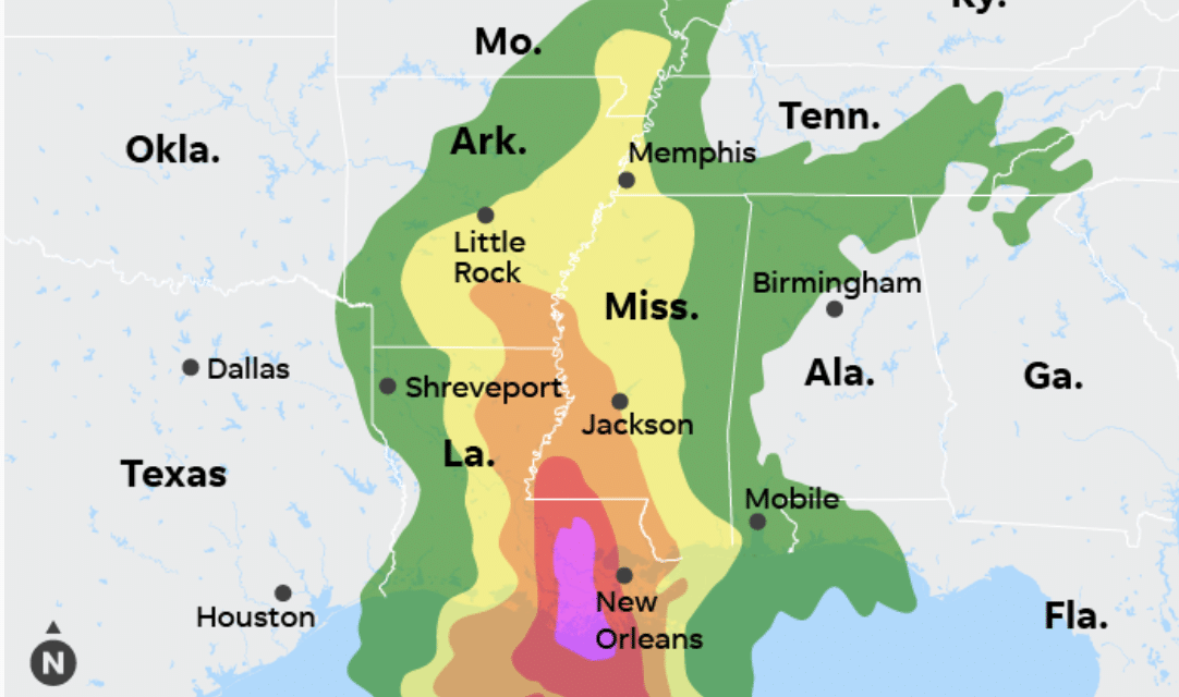 Tropical Storm Barry Could Dump “14 Trillion Gallons Of Rainwater” On Louisiana, Mississippi And Arkansas