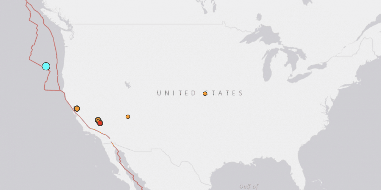Strong 5.3 Magnitude Earthquake strikes off coast of Oregon