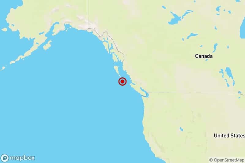 Strong 6.2 earthquake strikes near Kitimat, Canada