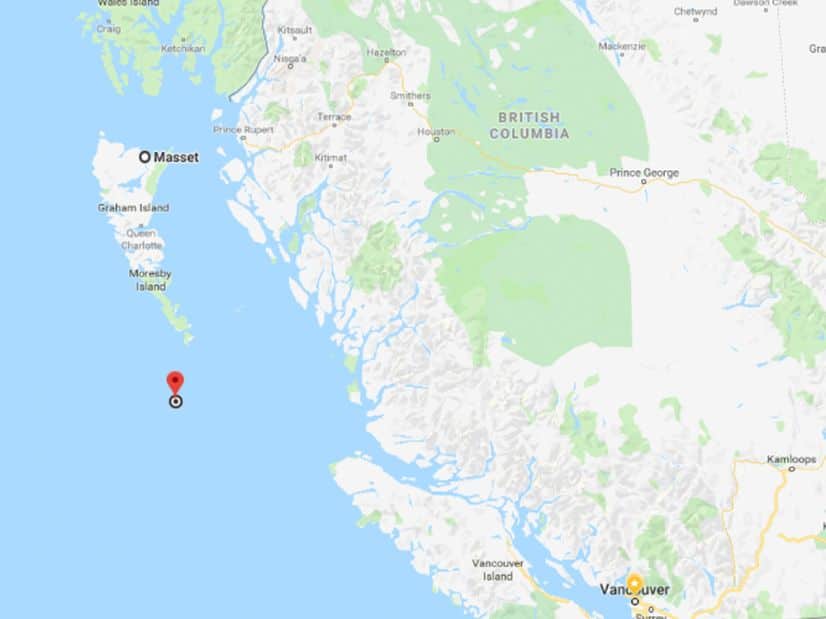 Magnitude 5.1 Earthquake strikes off coast of British Columbia