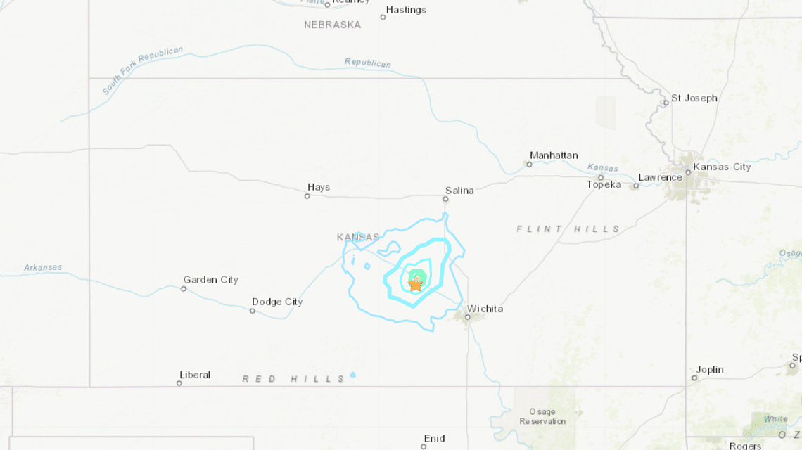 11 earthquakes in 5 days strike one Kansas county…