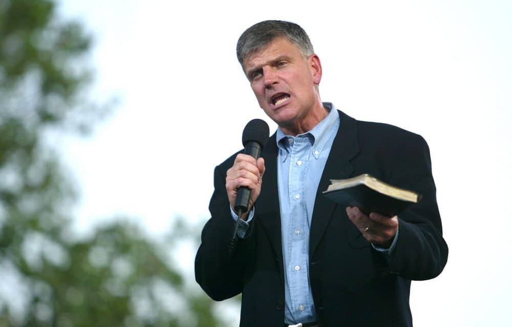 Franklin Graham says that parents should pull kids from Schools where LGBT lessons are mandatory