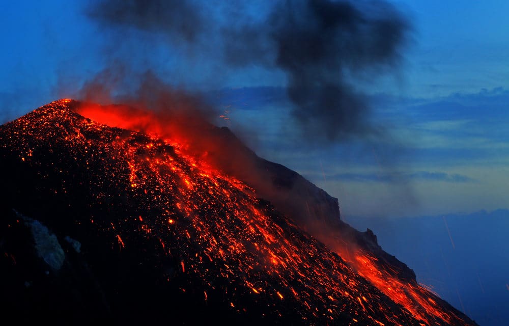 Italy’s Stromboli volcano erupts in ‘strong explosion’ with lava flows sparking wildfires