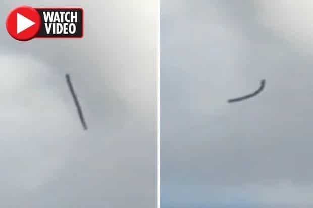 Snake-like UFO returns as mystery object seen ‘moving like alive’ over New York…