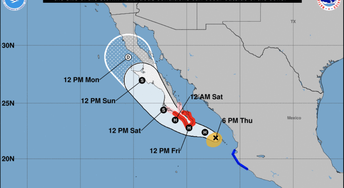 Cyclone California 2023 Map