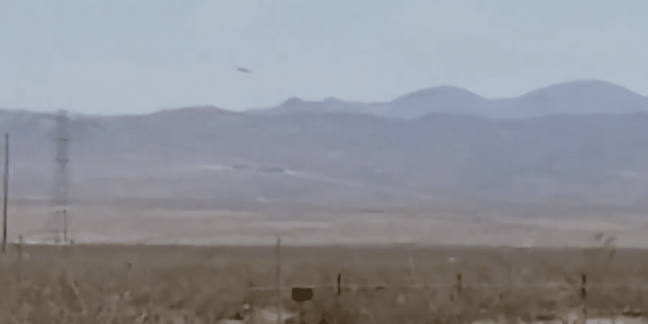 Snake-like UFO returns to California as YouTuber films strange object on horizon