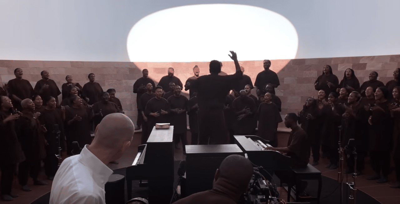 Kanye west we re here to spread the gospel i m not here for your