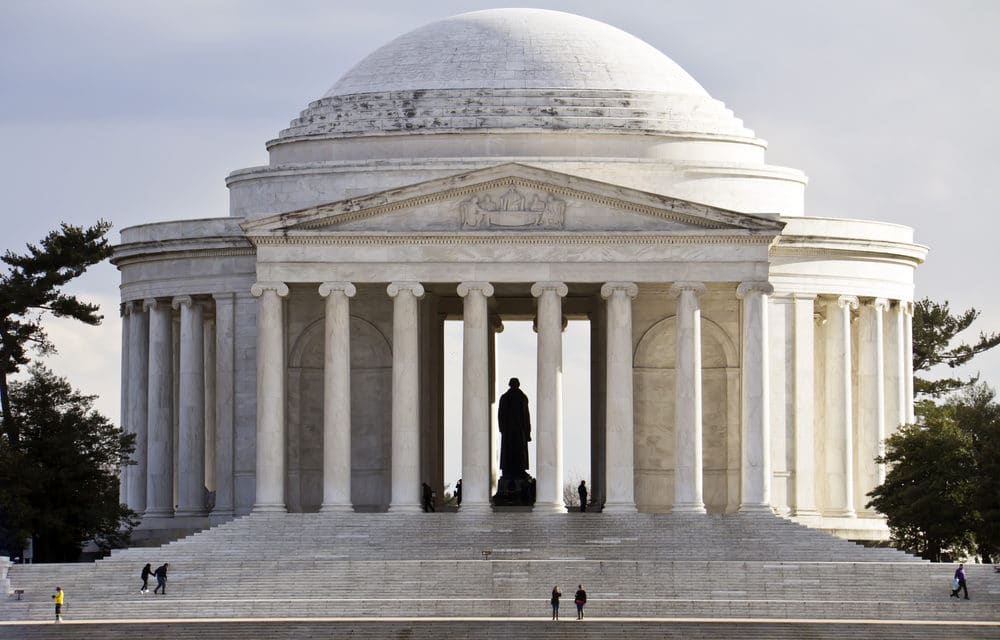 Mysterious black splotches appearing on Jefferson Memorial and monuments…