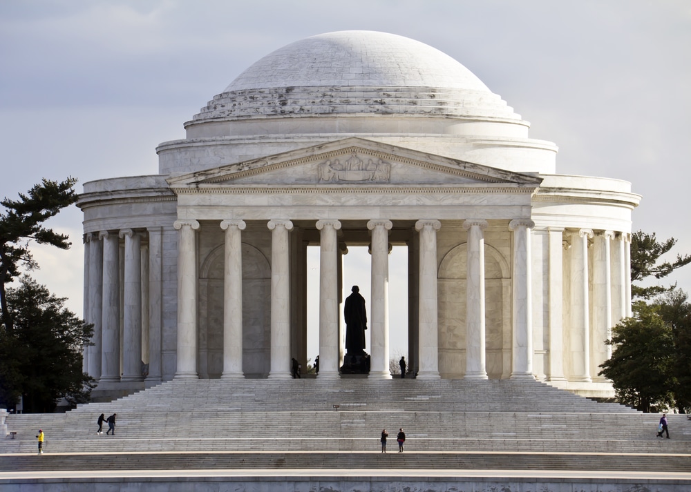 Mysterious black splotches appearing on Jefferson Memorial and monuments…