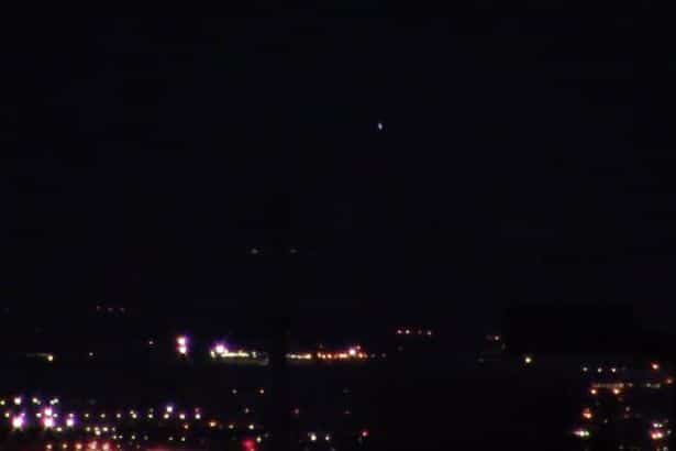Mystery as three objects fall from the sky over Las Vegas
