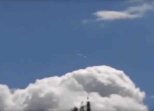 Huge triangular UFO caught on video above New York