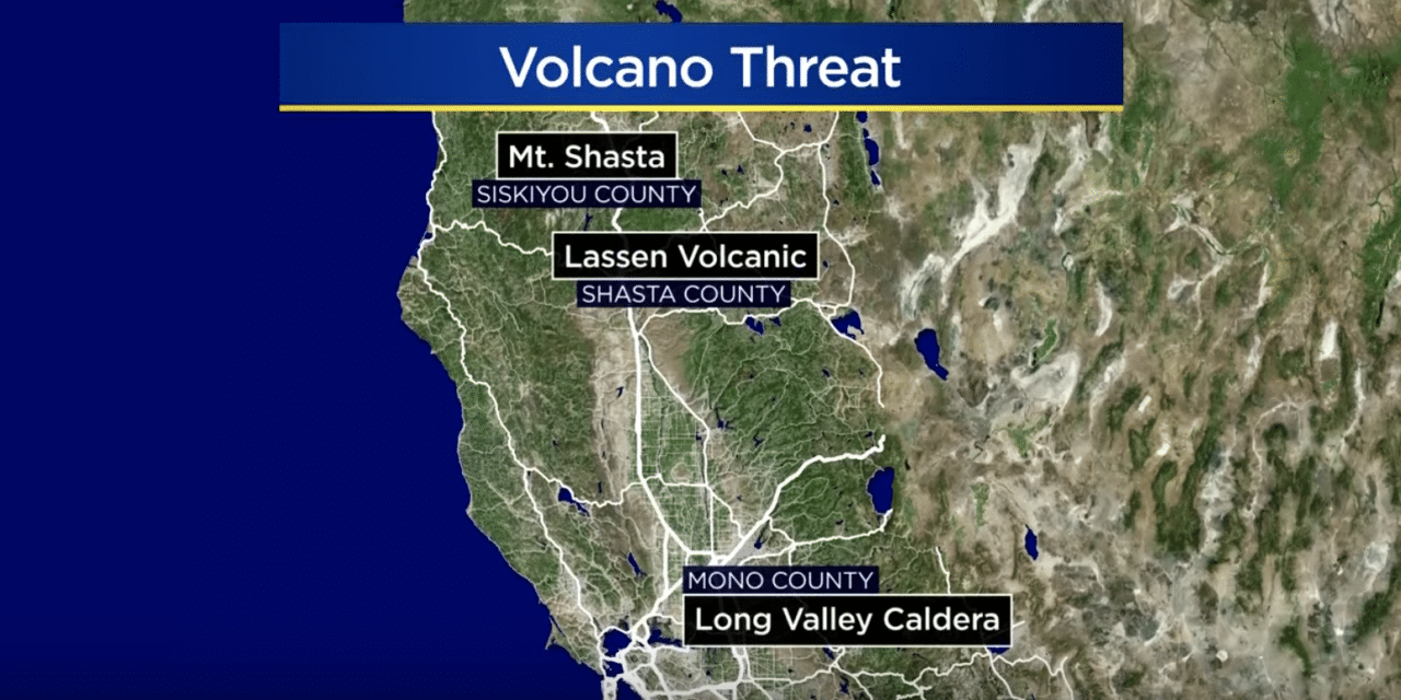 Volcanoes are a hidden threat in the state of California