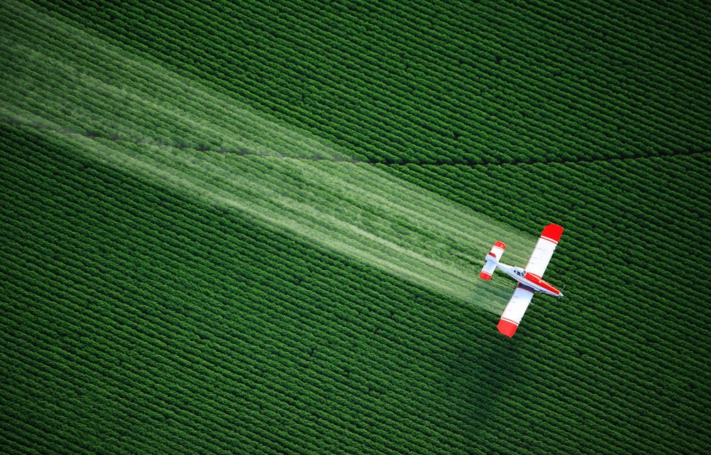 Crop duster spreads 100 gallons of holy water on Louisiana town