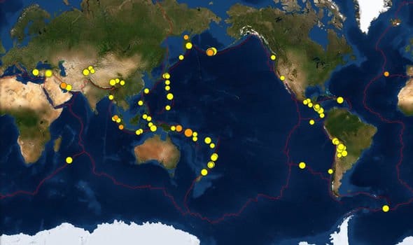 Alaska, Russia and Indonesia rocked by earthquakes