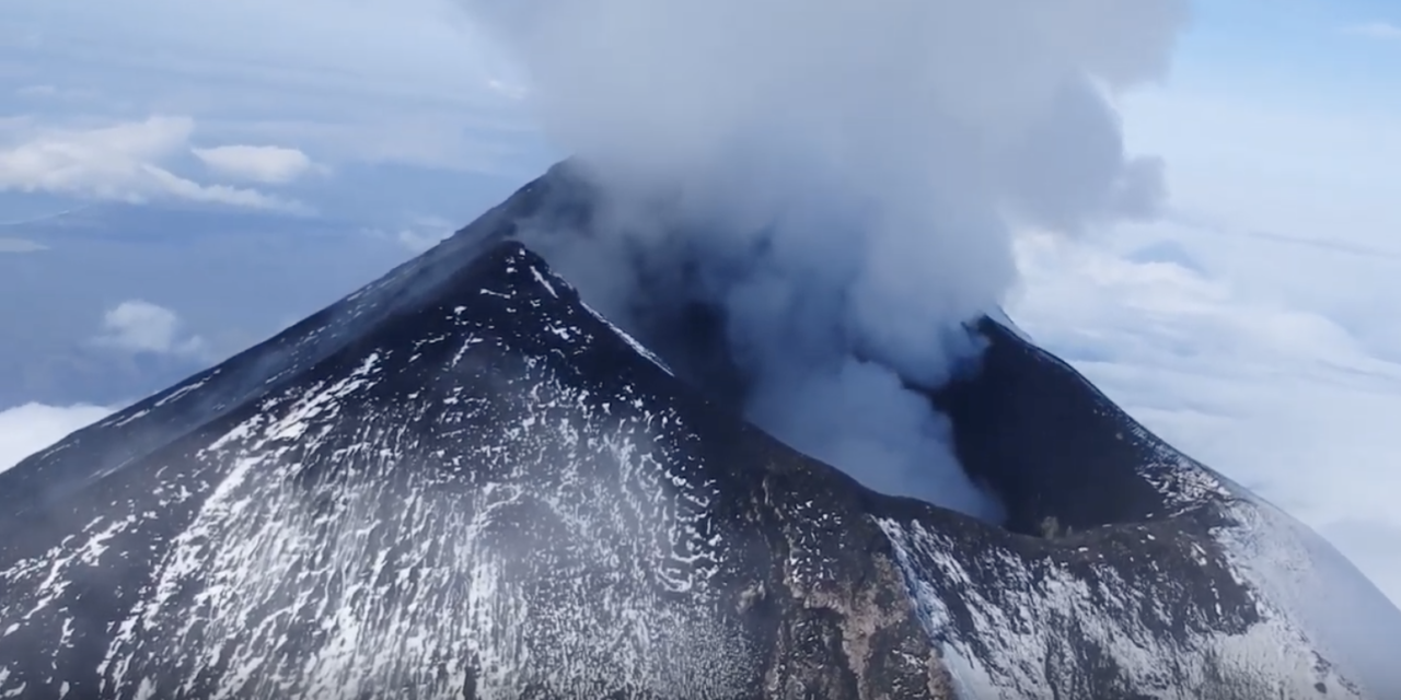Shishaldin Volcano in Alaska Spews Ash Cloud, Prompting ‘Red Alert’