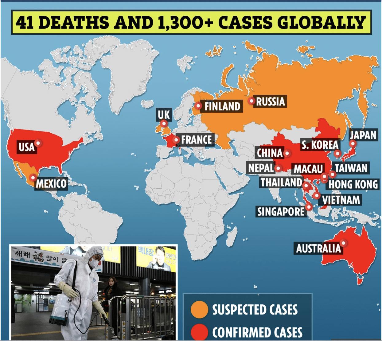 Coronavirus strengthening, 56 million quarantined, Reaches California