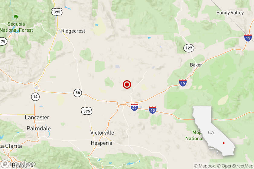 4.6 earthquake strikes near Barstow, CA – Felt in LA and Las Vegas