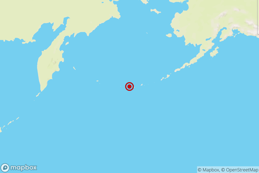 Magnitude 6.2 earthquake rattles Alaska near Tanaga volcano
