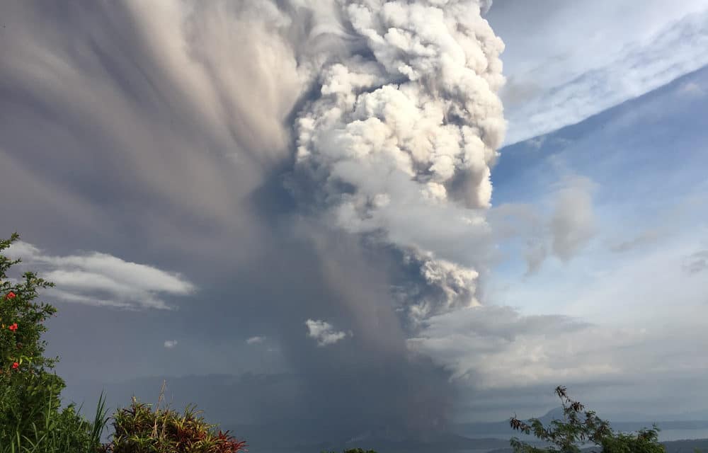 Philippines volcano bring threat of ‘volcanic tsunami’ after eruption near Manila halts flights, thousands flee