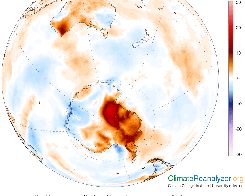 Antarctica just experienced its warmest temperature ever recorded
