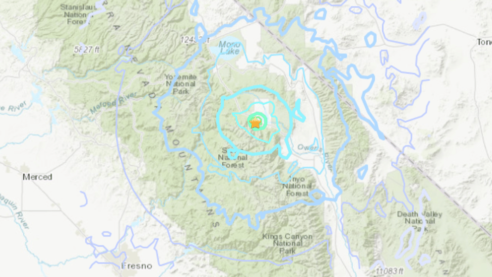 4.4 magnitude earthquake rattles Yosemite National Park region
