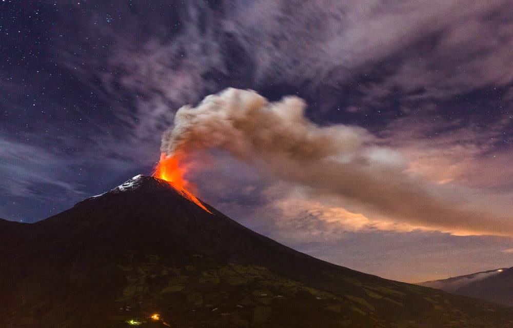 Volcano in Ecuador showing early signs of impending catastrophic collapse