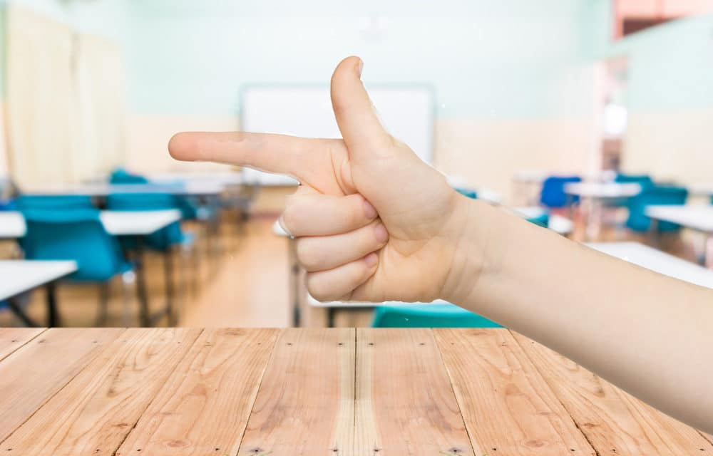 6-year-old points finger gun at her teacher and said ‘I shoot you.’ School called the police.