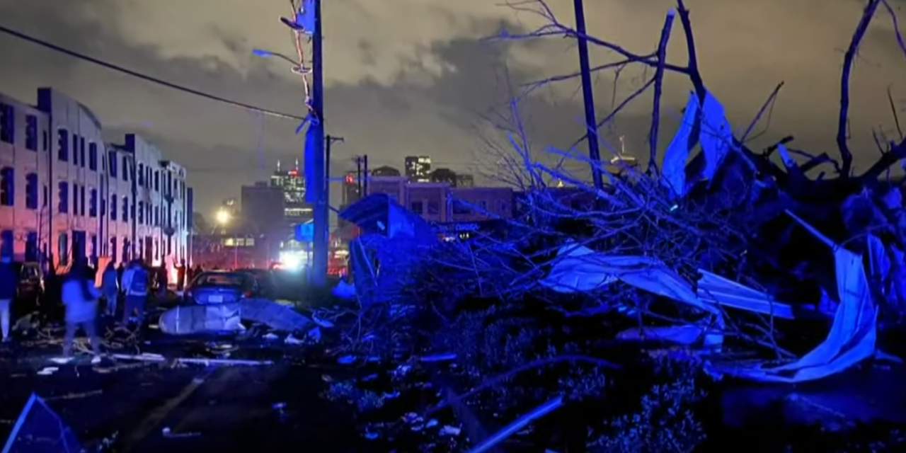Tornadoes strike Nashville and Middle Tennessee leaving 25 dead
