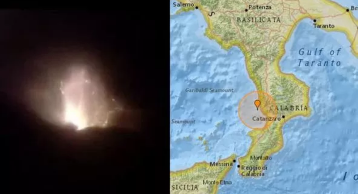 Volcano erupts following 4.2 earthquake in Italy amid coronavirus lockdown