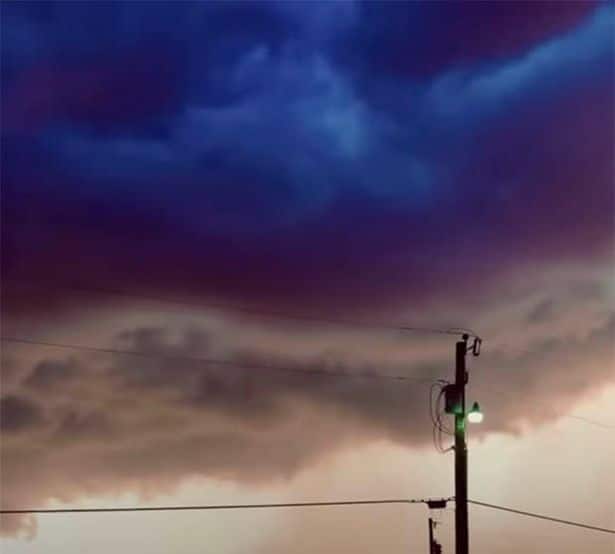 Ominous ‘blue cloud’ filmed churning over Texas in eerie footage