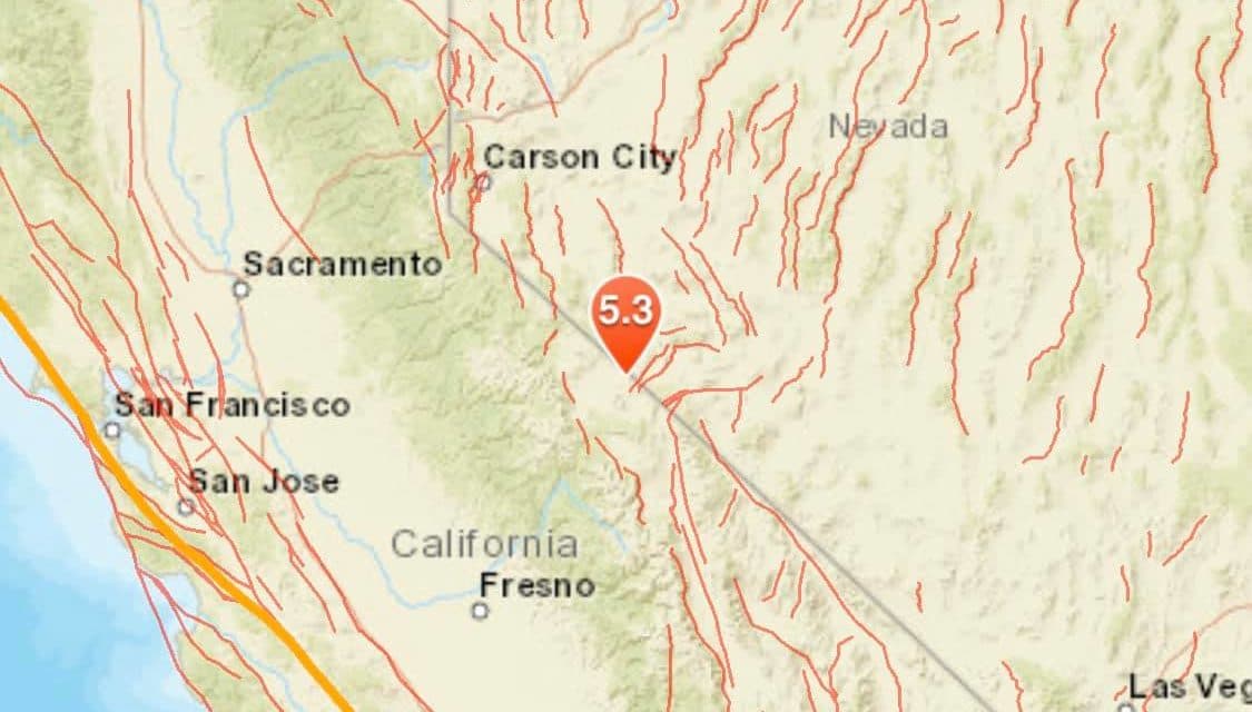5.3 Magnitude Earthquake Has Rattled Bodie, California