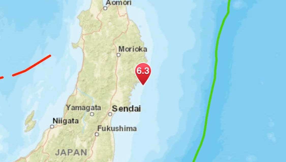6.4 Magnitude Earthquake Strikes Off Japan Coast
