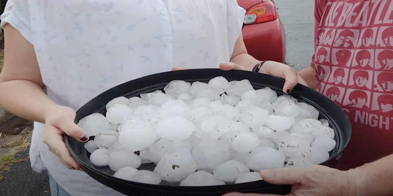 Largest hail storm in 10 years leaves a trail of destruction in Queensland