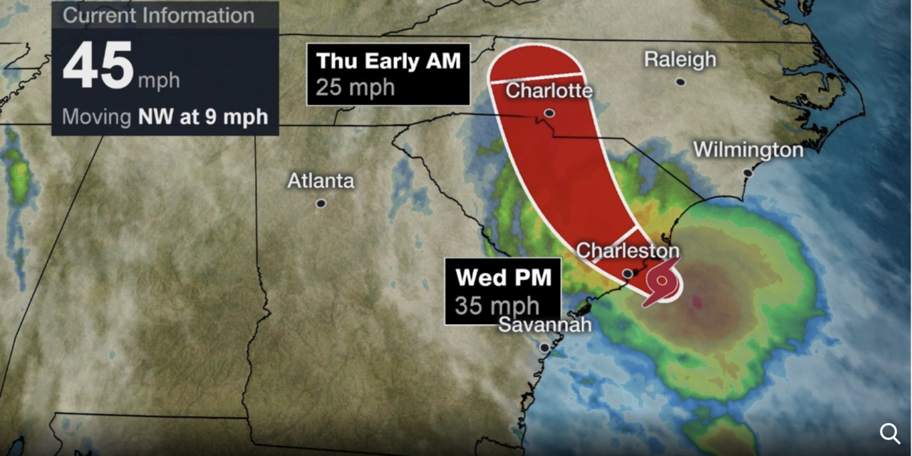 DEVELOPING: Tropical Storm Bertha Forms Near South Carolina Coast