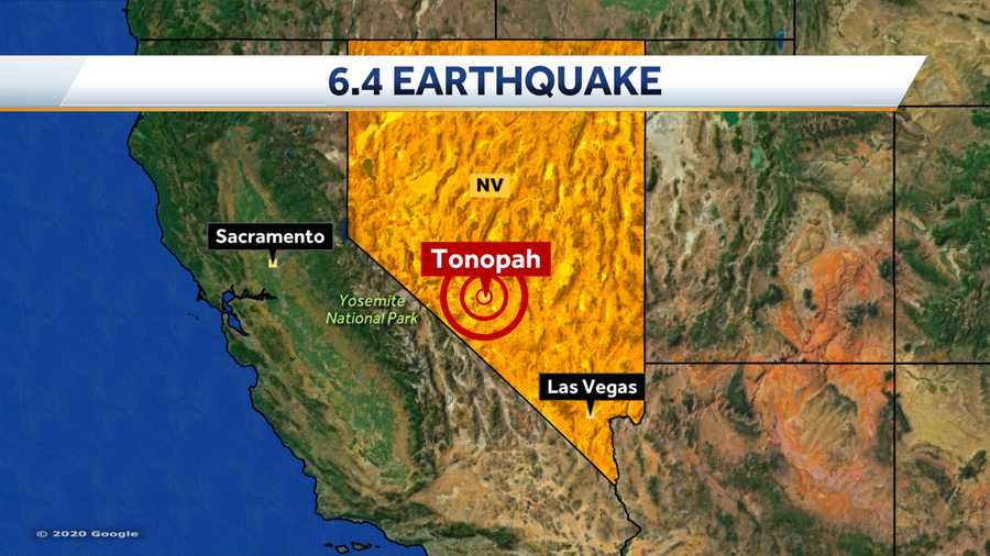 Powerful 6.4 magnitude earthquake strikes Nevada, felt from Utah to California