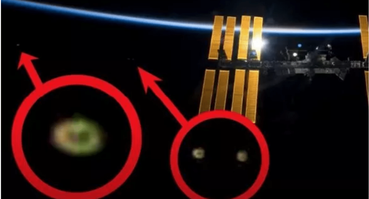 Mystery objects spotted in official space station photo goes viral on social media